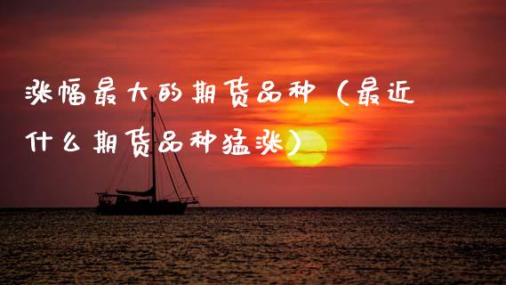 涨幅最大的期货品种（最近什么期货品种猛涨）_https://wap.yjjixie.cn_港股行情_第1张