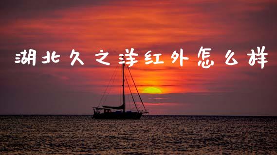 湖北久之洋红外怎么样_https://wap.yjjixie.cn_保险理财_第1张