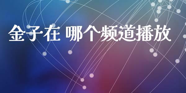 金子在 哪个频道播放_https://wap.yjjixie.cn_证券市场_第1张
