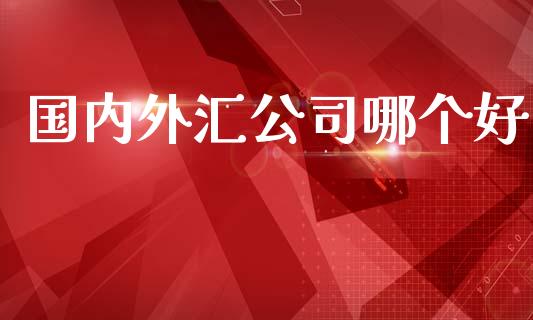 国内外汇公司哪个好_https://wap.yjjixie.cn_港股行情_第1张
