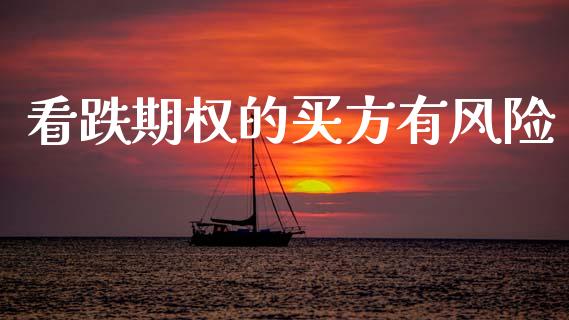 看跌期权的买方有风险_https://wap.yjjixie.cn_港股行情_第1张