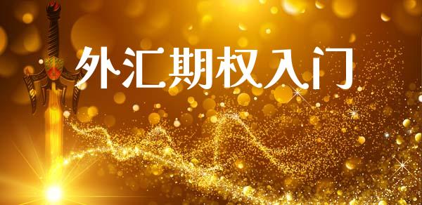 外汇期权入门_https://wap.yjjixie.cn_港股行情_第1张