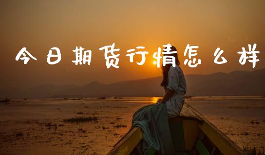 今日期货行情怎么样_https://wap.yjjixie.cn_保险理财_第1张