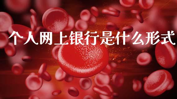 个人网上银行是什么形式_https://wap.yjjixie.cn_保险理财_第1张