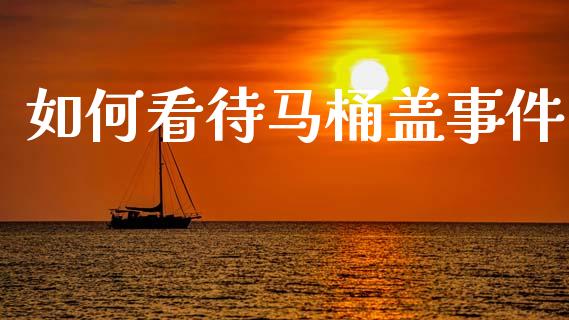 如何看待马桶盖事件_https://wap.yjjixie.cn_商业资讯_第1张