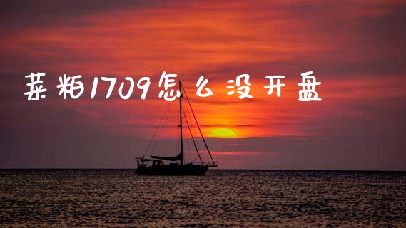 菜粕1709怎么没开盘_https://wap.yjjixie.cn_港股行情_第1张