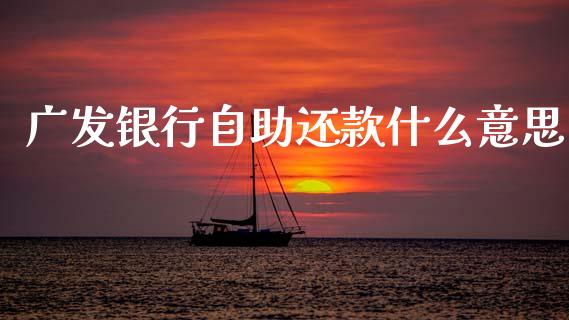 广发银行自助还款什么意思_https://wap.yjjixie.cn_证券市场_第1张