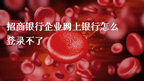 招商银行企业网上银行怎么登录不了_https://wap.yjjixie.cn_商业资讯_第1张