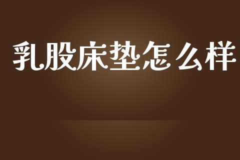 乳股床垫怎么样_https://wap.yjjixie.cn_证券市场_第1张