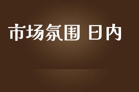 市场氛围 日内_https://wap.yjjixie.cn_保险理财_第1张