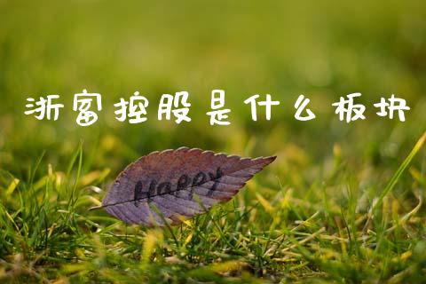 浙富控股是什么板块_https://wap.yjjixie.cn_商业资讯_第1张