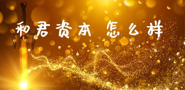 和君资本 怎么样_https://wap.yjjixie.cn_证券市场_第1张