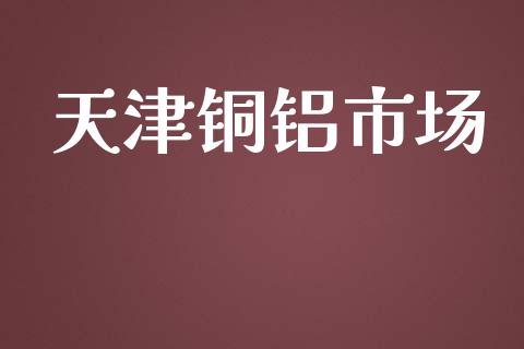 天津铜铝市场_https://wap.yjjixie.cn_证券市场_第1张