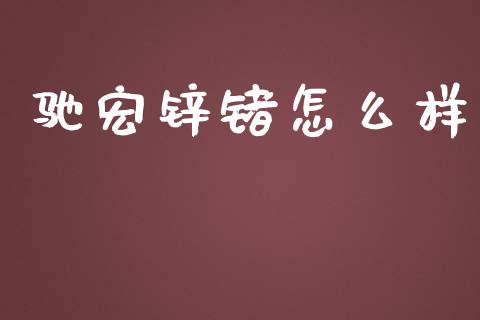 驰宏锌锗怎么样_https://wap.yjjixie.cn_保险理财_第1张