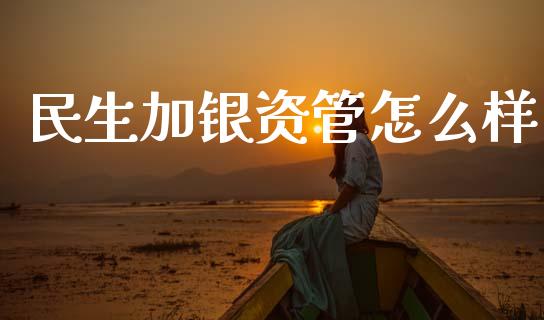 民生加银资管怎么样_https://wap.yjjixie.cn_证券市场_第1张