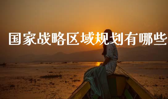 国家战略区域规划有哪些_https://wap.yjjixie.cn_证券市场_第1张