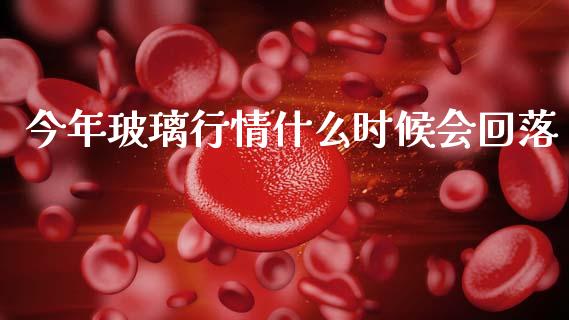 今年玻璃行情什么时候会回落_https://wap.yjjixie.cn_保险理财_第1张