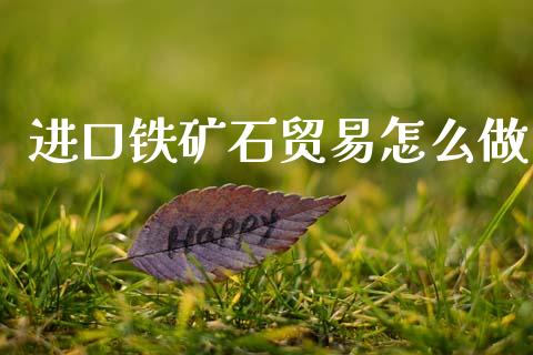 进口铁矿石贸易怎么做_https://wap.yjjixie.cn_港股行情_第1张