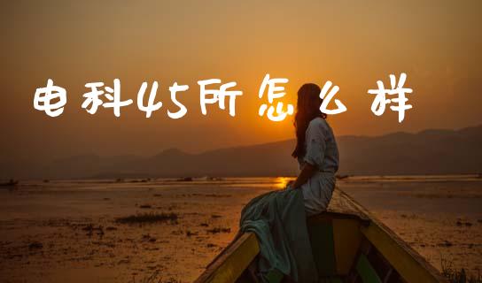 电科45所怎么样_https://wap.yjjixie.cn_保险理财_第1张