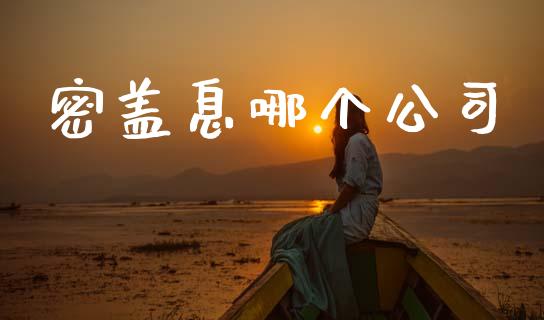 密盖息哪个公司_https://wap.yjjixie.cn_证券市场_第1张
