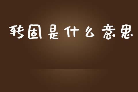 转固是什么意思_https://wap.yjjixie.cn_保险理财_第1张