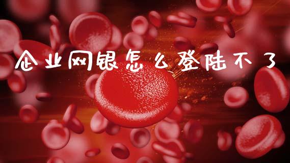 企业网银怎么登陆不了_https://wap.yjjixie.cn_保险理财_第1张