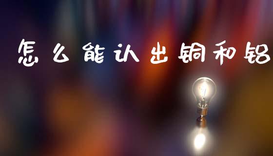 怎么能认出铜和铝_https://wap.yjjixie.cn_保险理财_第1张