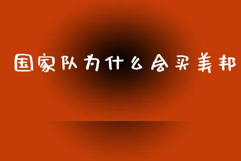 国家队为什么会买美邦_https://wap.yjjixie.cn_港股行情_第1张