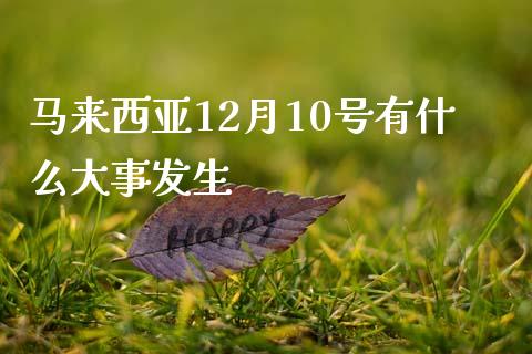 马来西亚12月10号有什么大事发生_https://wap.yjjixie.cn_保险理财_第1张