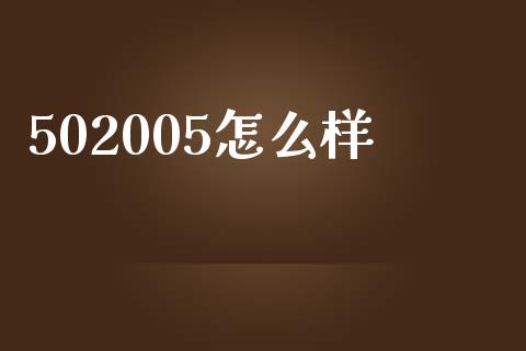 502005怎么样_https://wap.yjjixie.cn_商业资讯_第1张