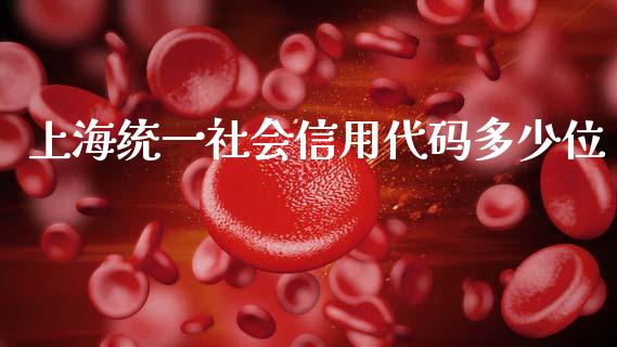 上海统一社会信用代码多少位_https://wap.yjjixie.cn_保险理财_第1张