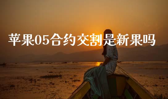 苹果05合约交割是新果吗_https://wap.yjjixie.cn_港股行情_第1张