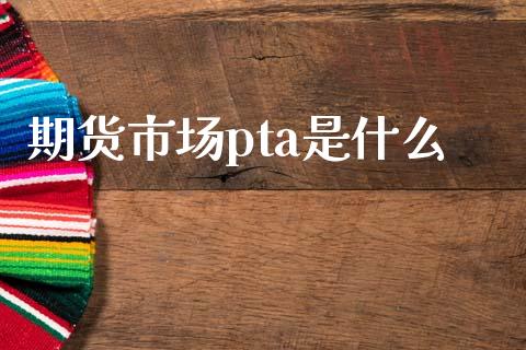 期货市场pta是什么_https://wap.yjjixie.cn_港股行情_第1张