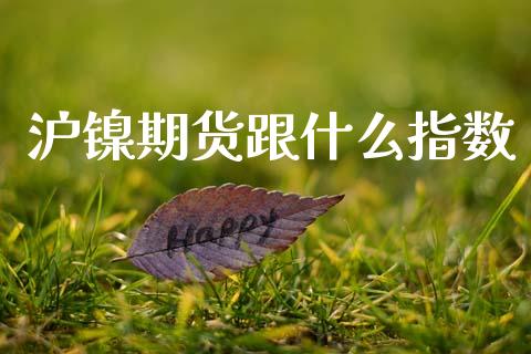 沪镍期货跟什么指数_https://wap.yjjixie.cn_保险理财_第1张