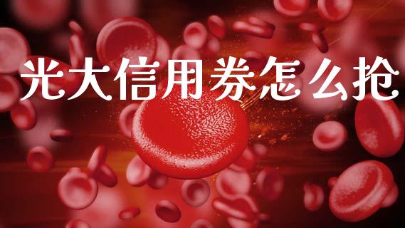 光大信用券怎么抢_https://wap.yjjixie.cn_证券市场_第1张