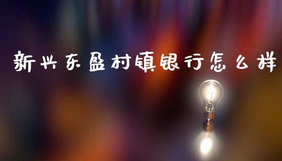 新兴东盈村镇银行怎么样_https://wap.yjjixie.cn_证券市场_第1张