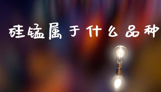 硅锰属于什么品种_https://wap.yjjixie.cn_商业资讯_第1张