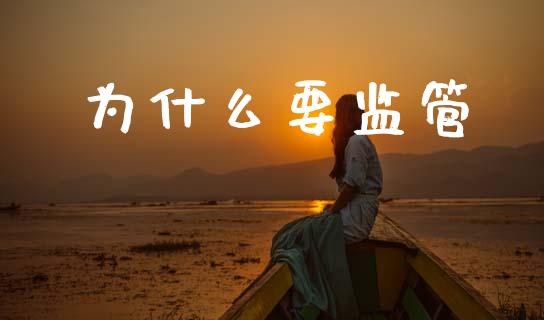 为什么要监管_商业资讯_第1张_商业资讯_保险理财_证券市场_港股行情 为什么要监管_https://wap.yjjixie.cn_商业资讯_第1张
