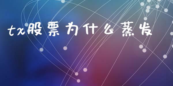 tx股票为什么蒸发_https://wap.yjjixie.cn_证券市场_第1张