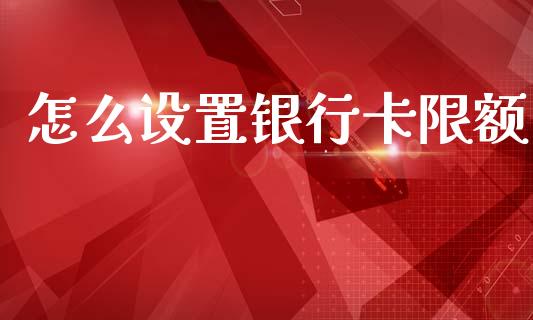 怎么设置银行卡限额_https://wap.yjjixie.cn_港股行情_第1张