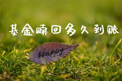 基金赎回多久到账_https://wap.yjjixie.cn_港股行情_第1张