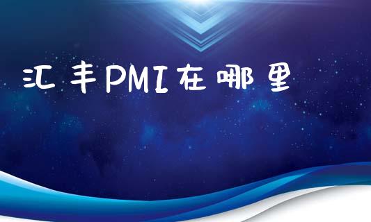 汇丰PMI在哪里_https://wap.yjjixie.cn_证券市场_第1张