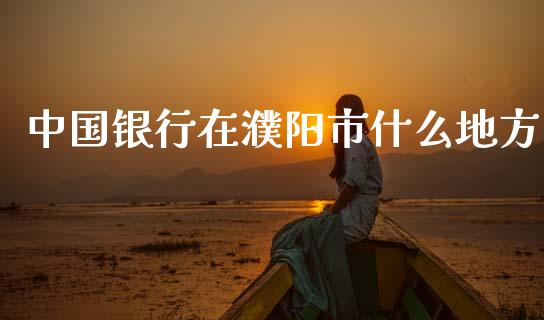 中国银行在濮阳市什么地方_https://wap.yjjixie.cn_港股行情_第1张