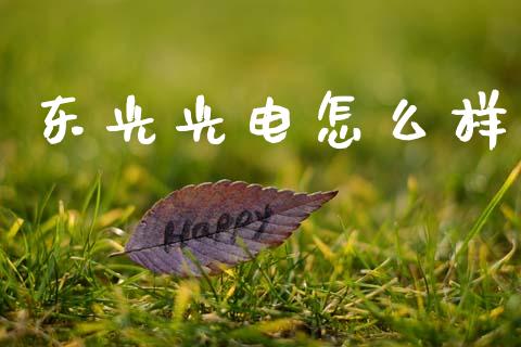 东光光电怎么样_https://wap.yjjixie.cn_证券市场_第1张