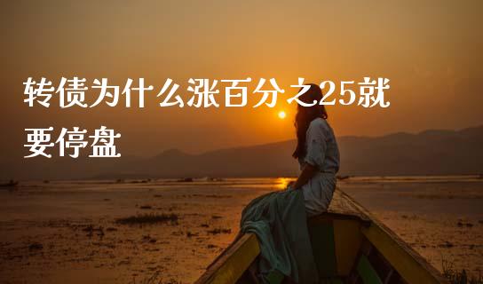 转债为什么涨百分之25就要停盘_https://wap.yjjixie.cn_港股行情_第1张