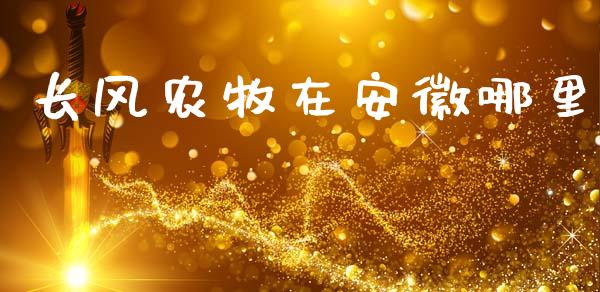 长风农牧在安徽哪里_https://wap.yjjixie.cn_商业资讯_第1张