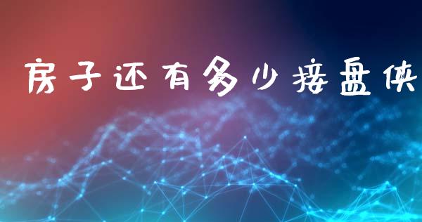 房子还有多少接盘侠_https://wap.yjjixie.cn_保险理财_第1张