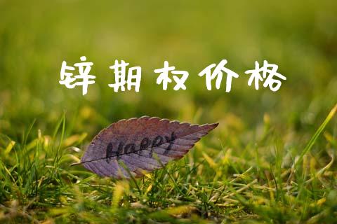 锌期权价格_https://wap.yjjixie.cn_商业资讯_第1张