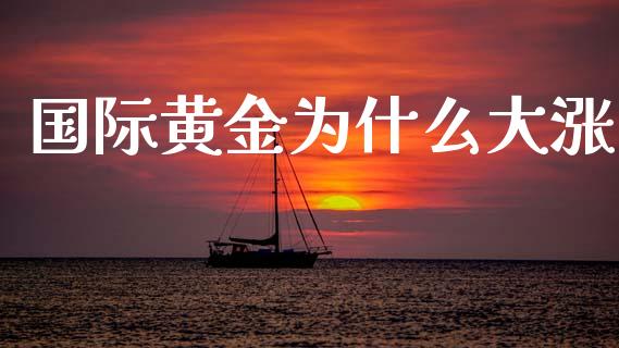 国际黄金为什么大涨_https://wap.yjjixie.cn_港股行情_第1张