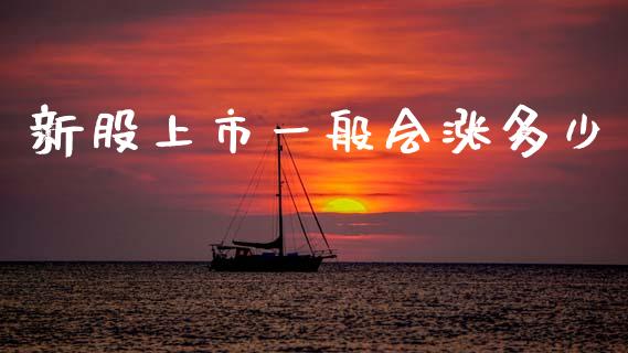 新股上市一般会涨多少_https://wap.yjjixie.cn_证券市场_第1张